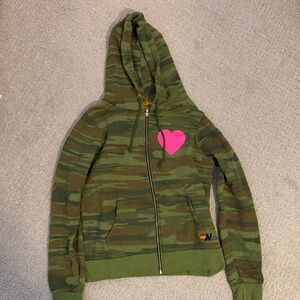 Aviator Nation camo heart
